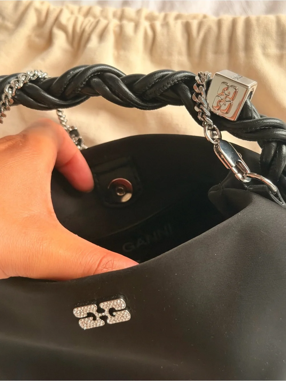 GANNI Bou Satin Mini Bag - NEW !!!